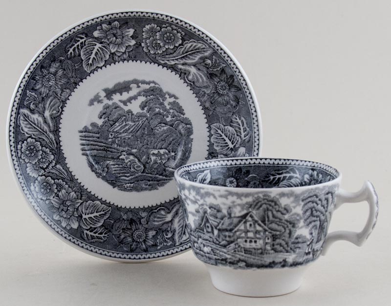 Breakfast Cup and Saucer c1950s